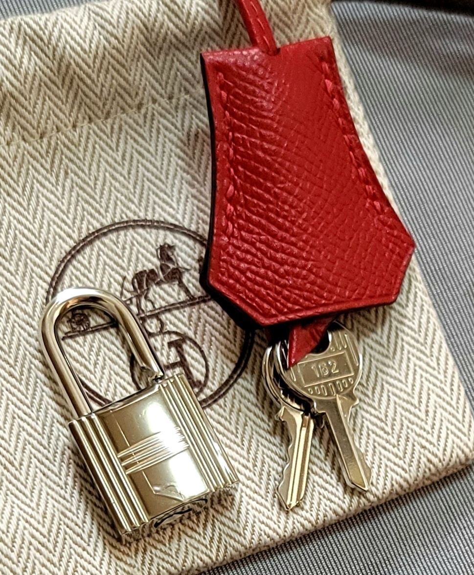 未使用】HERMES エルメス カデナ 鍵 南京錠 バーキン、ケリー 用-