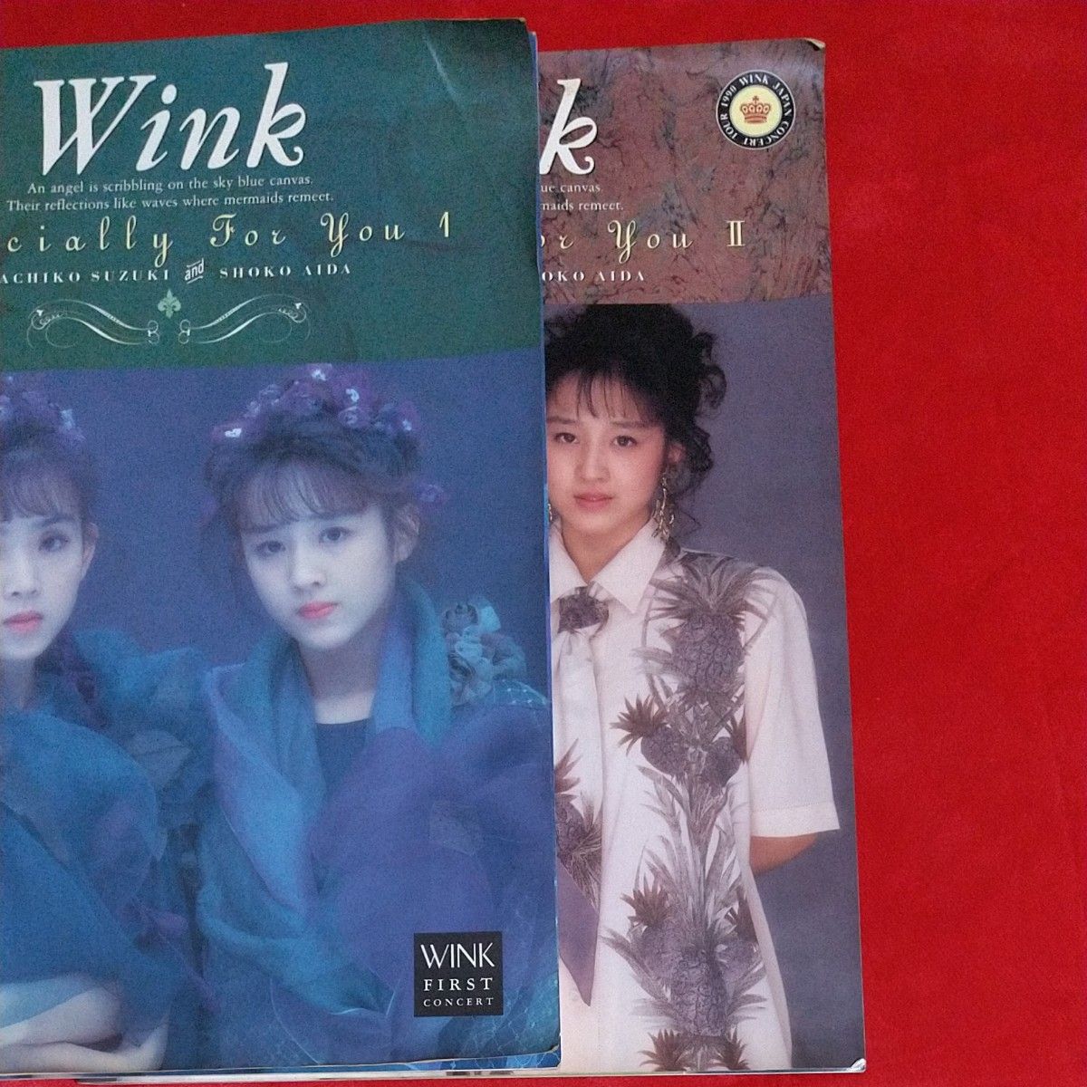 80年代アイドル Wink 鈴木早智子 相田翔子 ライブパンフレット8 80年代アイドル Wink 鈴木早智子 相田翔子 ライブパンフレット8
