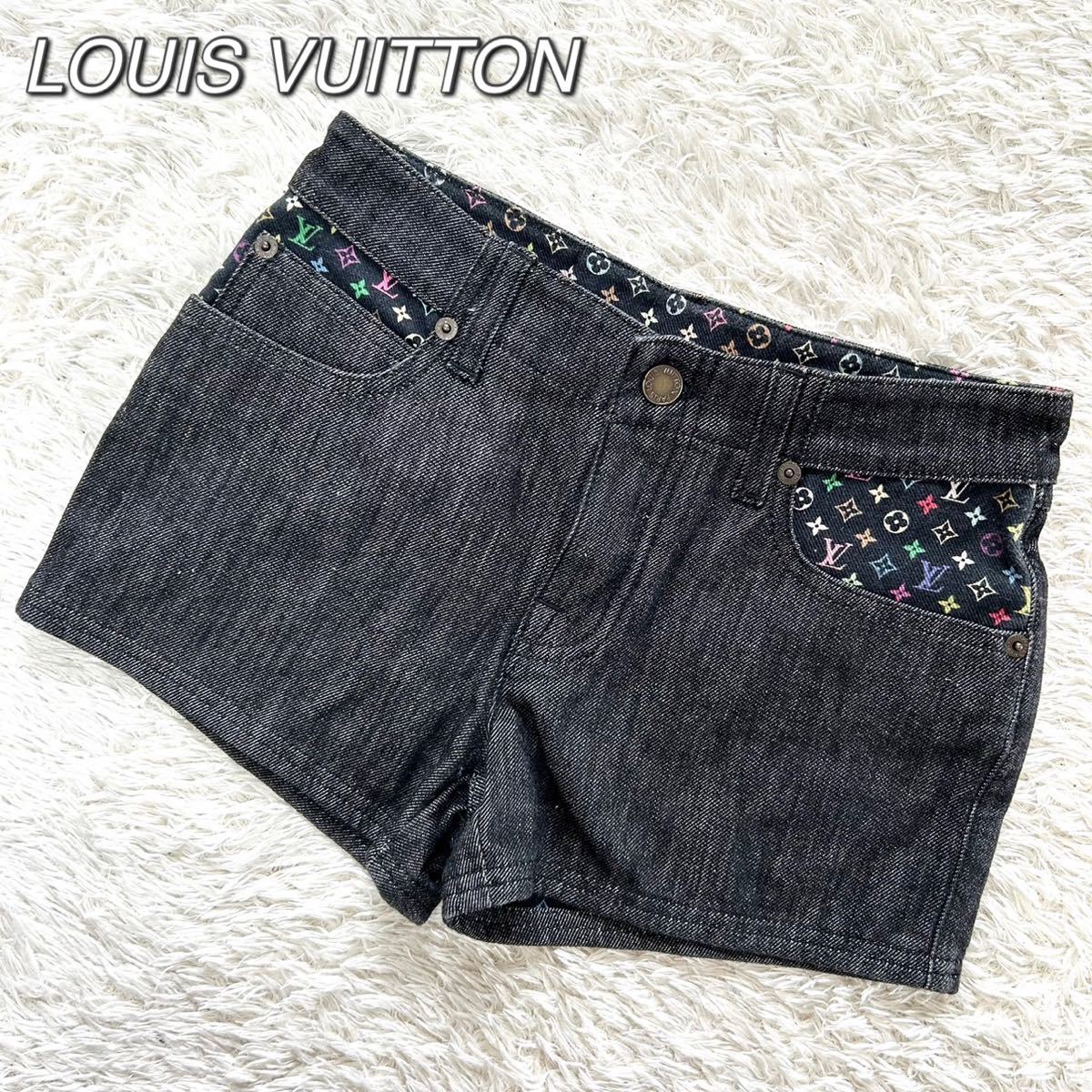 極美品 ルイヴィトン LOUIS VUITTON ショートパンツ ショーパン デニム