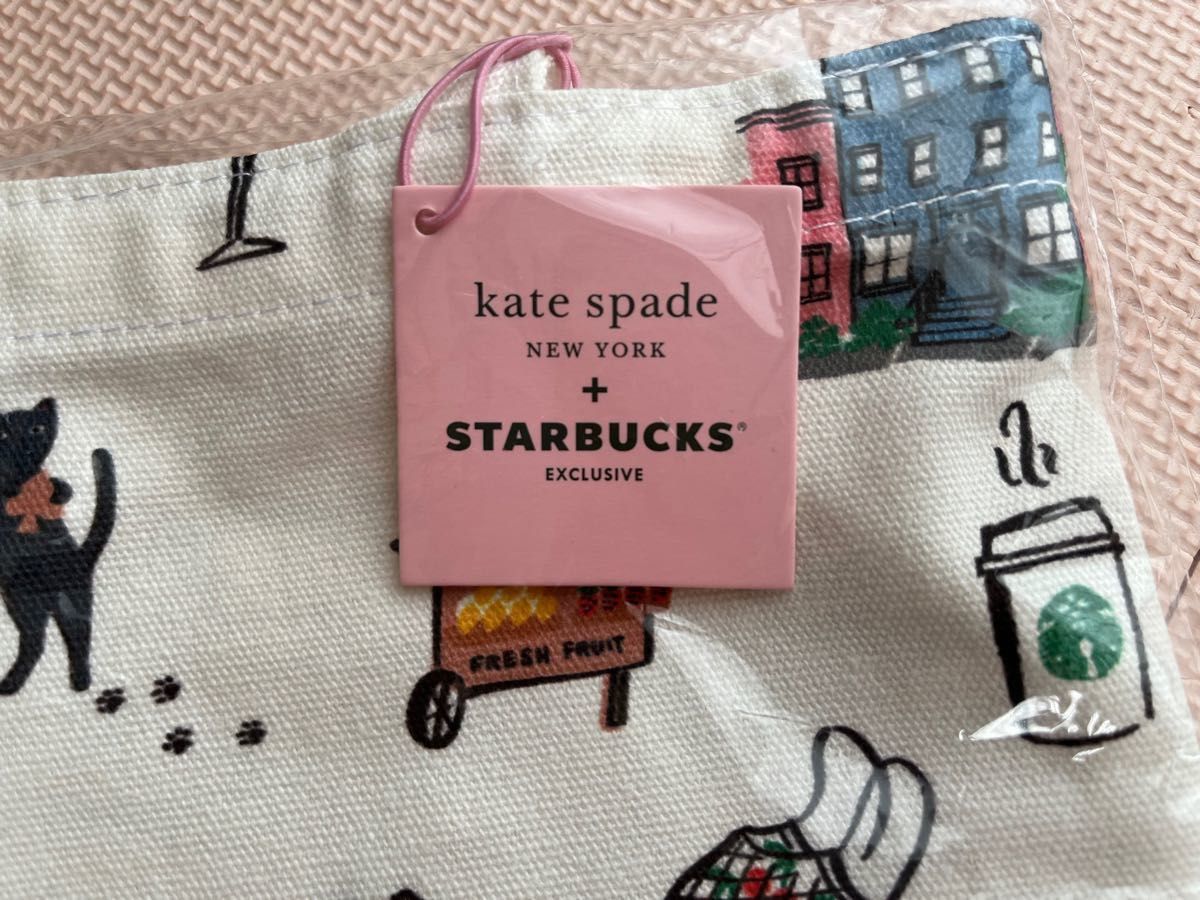 新品　スターバックス　ケイトスペード　コラボ　トートバッグ  Starbucks kate spade スタバ　福袋　エコバッグ