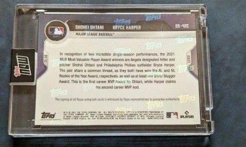GW限定価格! 25枚限定 topps now 大谷翔平 ブライス・ハーパー MVP