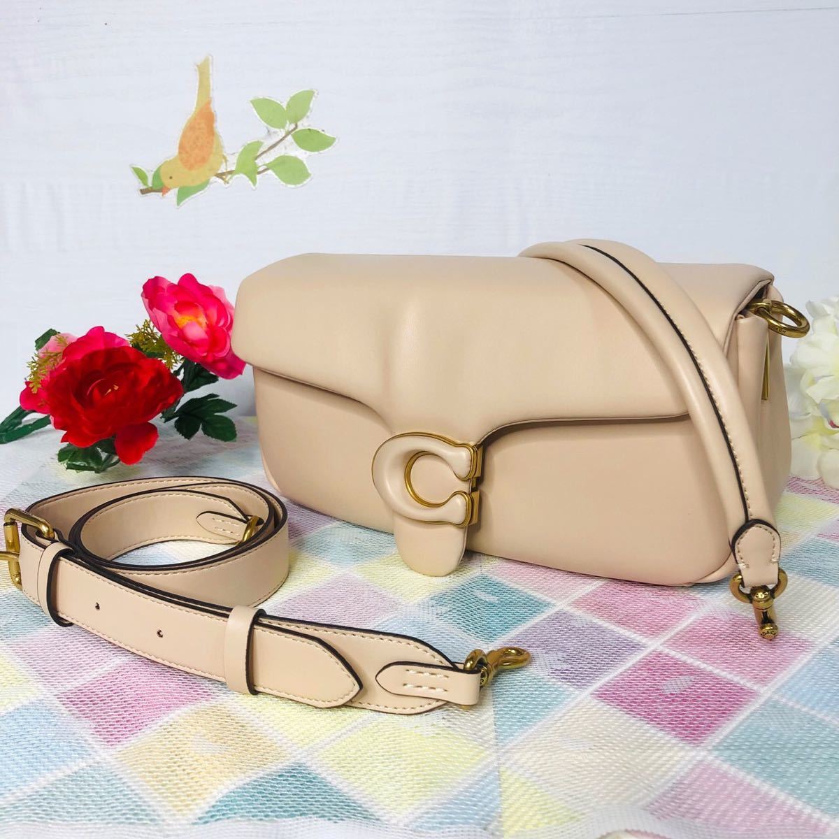 COACH コーチ 新作 ピロータビーショルダーバッグ ハンドバッグ