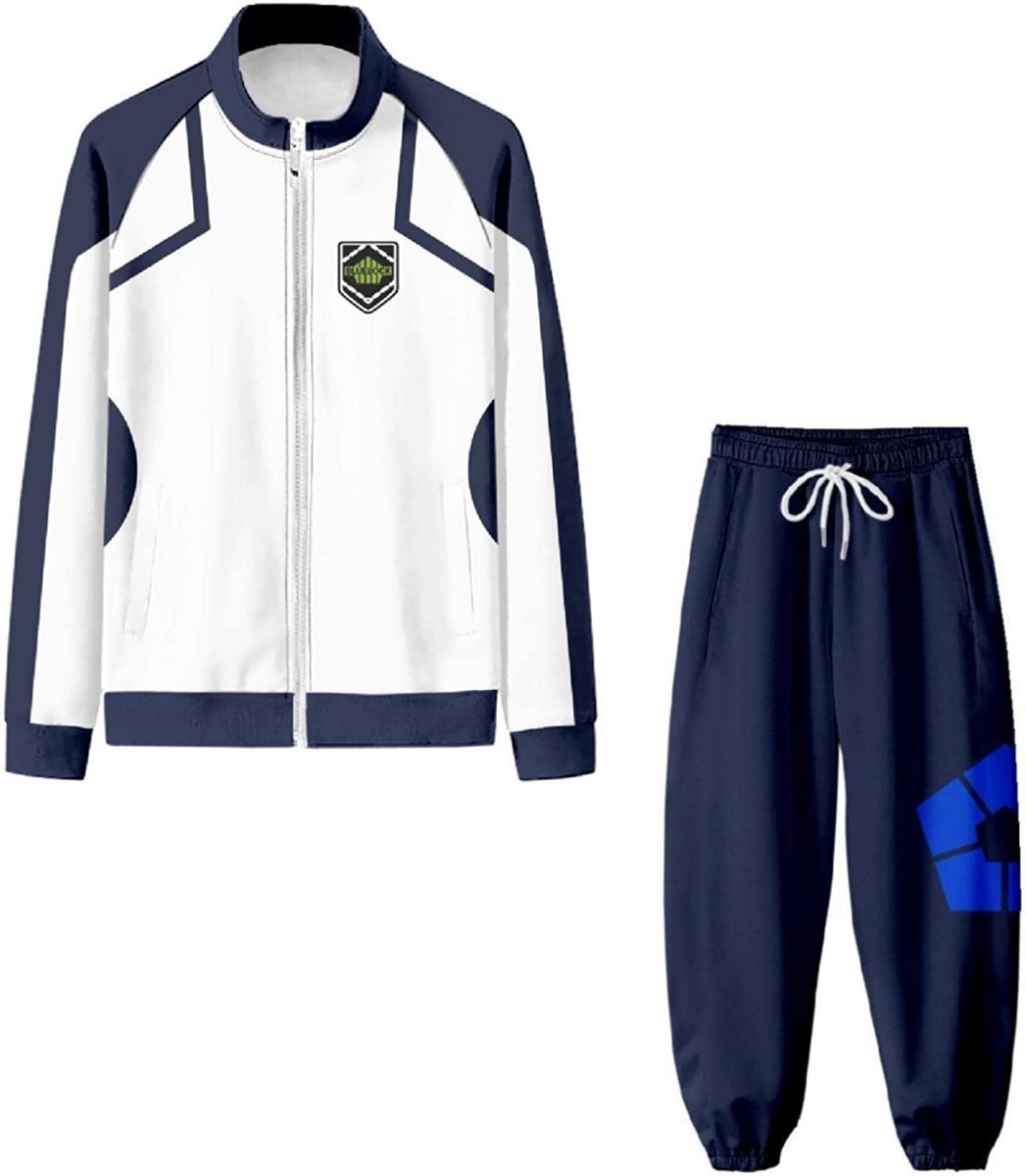 新品 XLサイズ ブルーロック コスプレ衣装 全員運動服 ジャージ 新品 XLサイズ ブルーロック コスプレ衣装 全員運動服 ジャージ