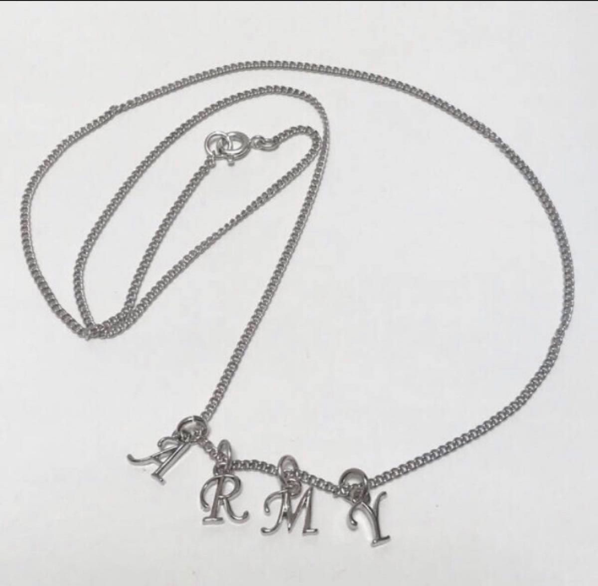SALE】BTS JIMIN ジミン着用 ARMYネックレス&ブレスレット&ピアス 3点