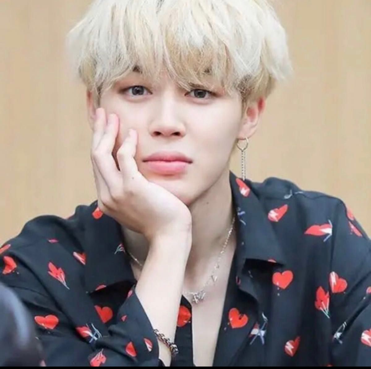 SALE】BTS JIMIN ジミン着用 ARMYネックレス&ブレスレット&ピアス 3点