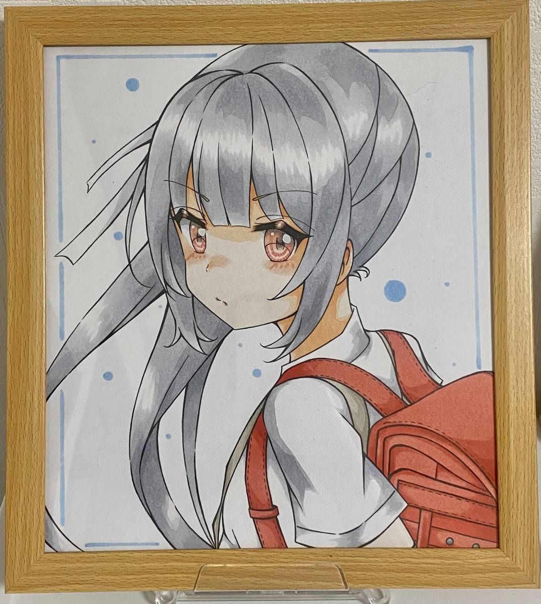 艦隊これくしょん/艦これ/霞/同人/色紙/コピック/手描きイラスト