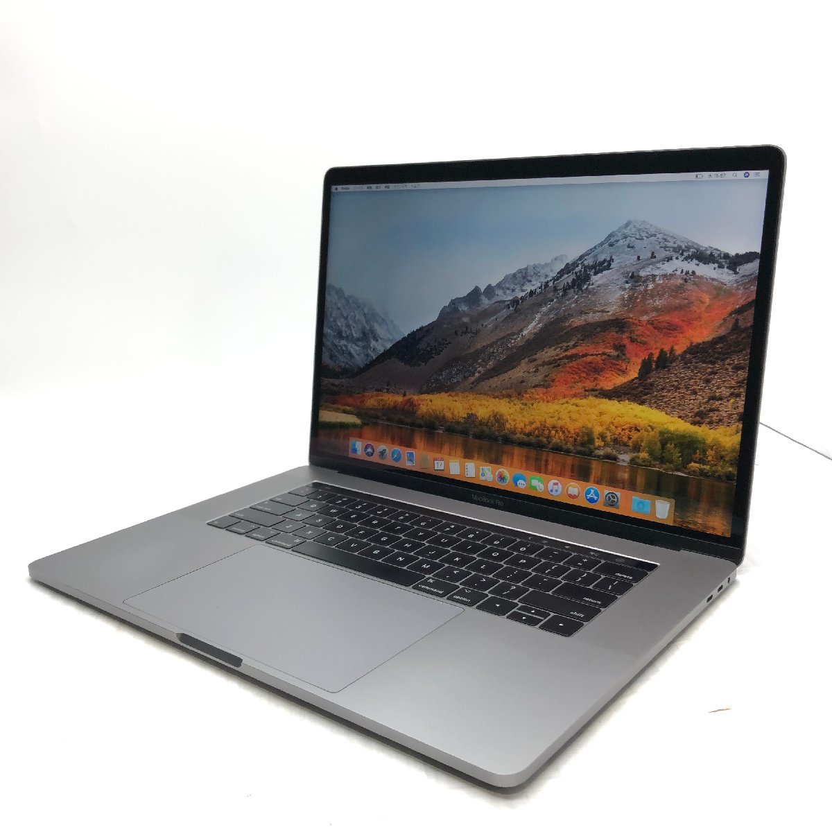 Apple MacBook Pro 15inch 2017 Core i7 2.80GHz/16GB/256GB(NVMe) 〔A0405〕 