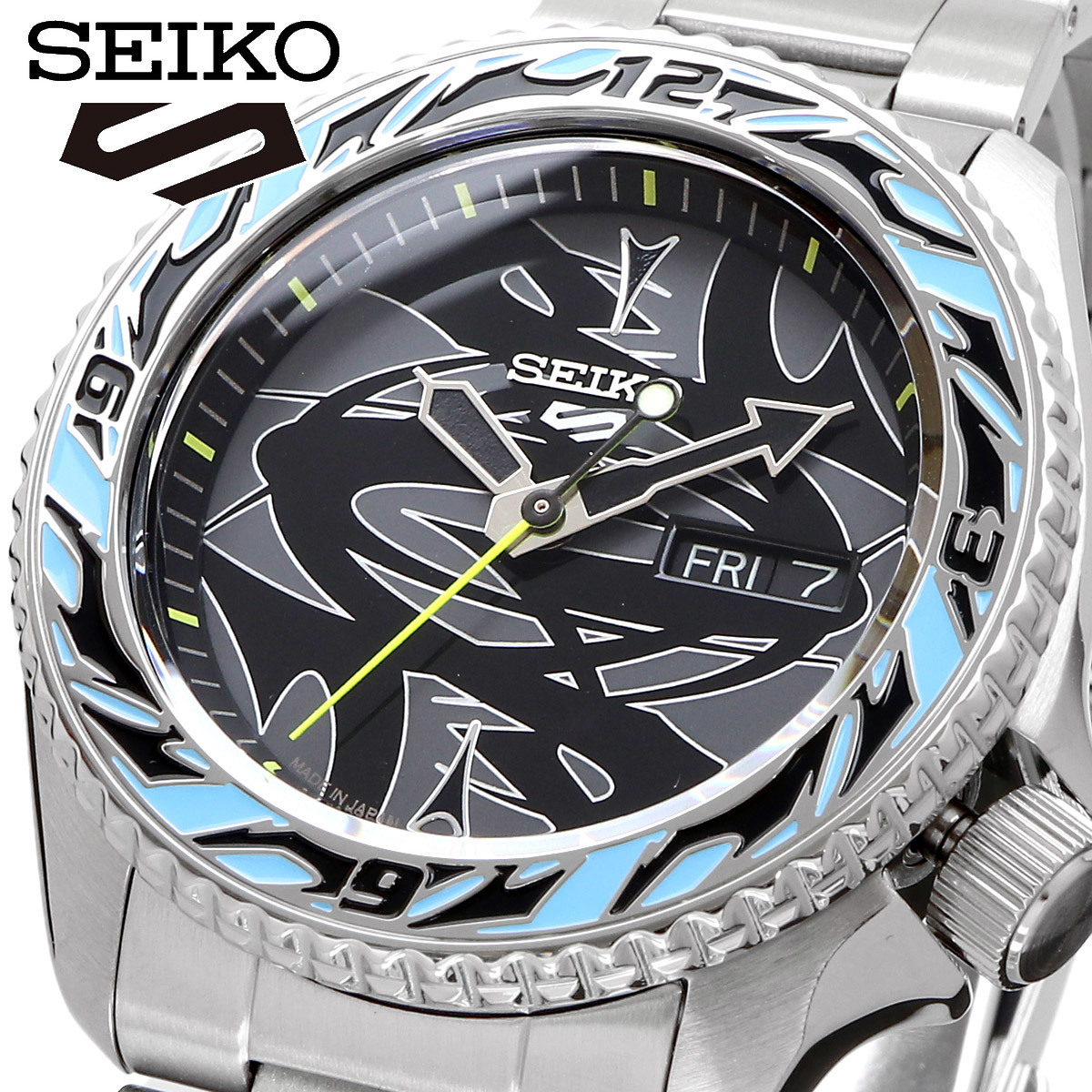 SEIKO セイコー 腕時計 メンズ 海外モデル 5スポーツ MADE IN JAPAN GUCCIMAZE グッチメイズ コラボ 自動巻き SRPG65