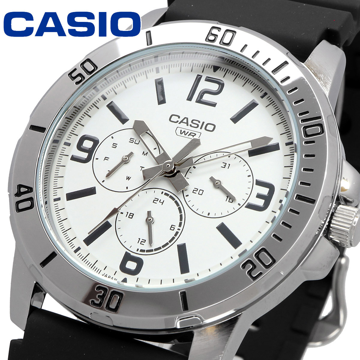 入園入学祝い カシオ CASIO 腕時計 MTP-VD300-7B マルチカレンダー