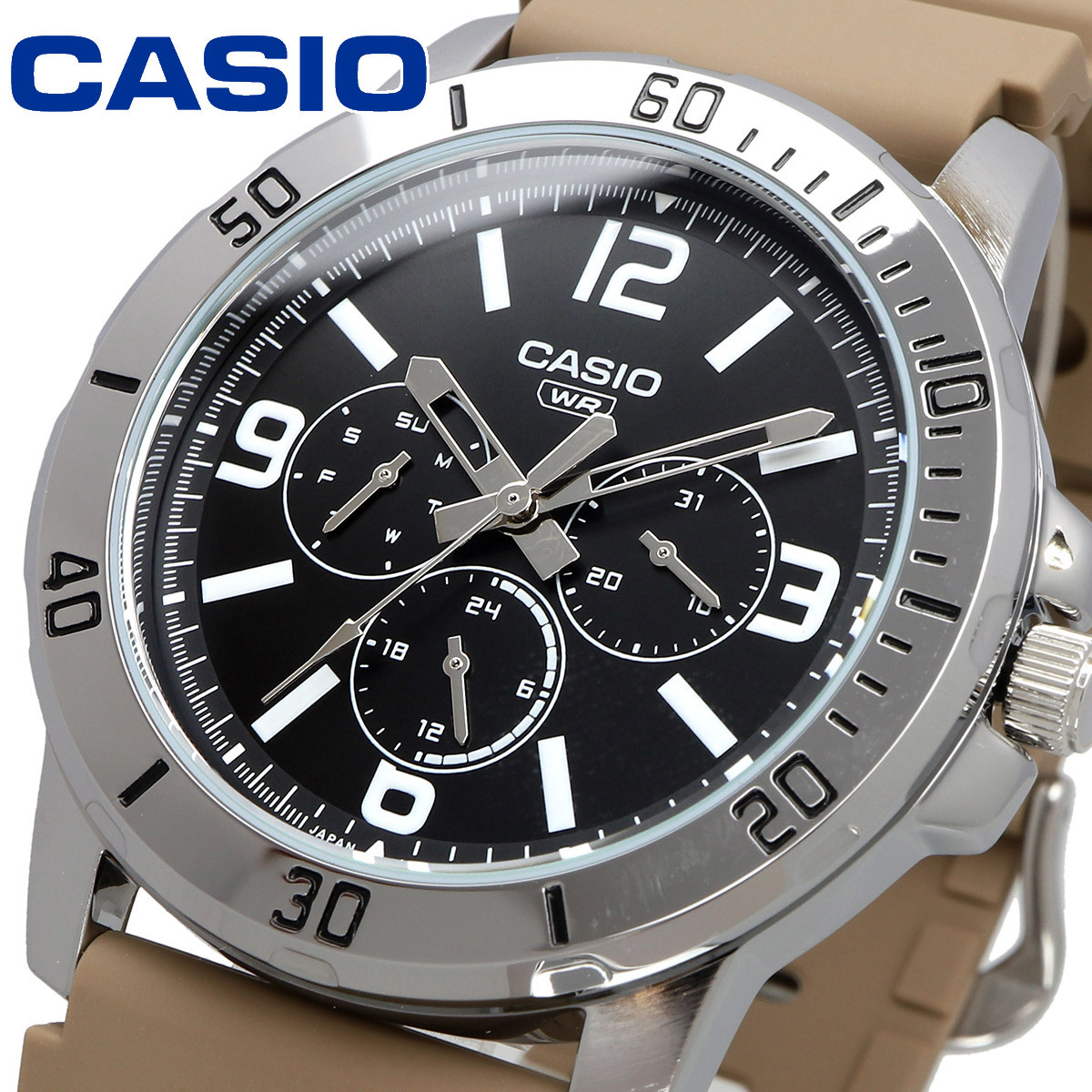 豪華ラッピング無料 チープカシオ メンズ 腕時計 カシオ CASIO チプカシ MTP-VD300-5B マルチカレンダー クォーツ 海外モデル その他