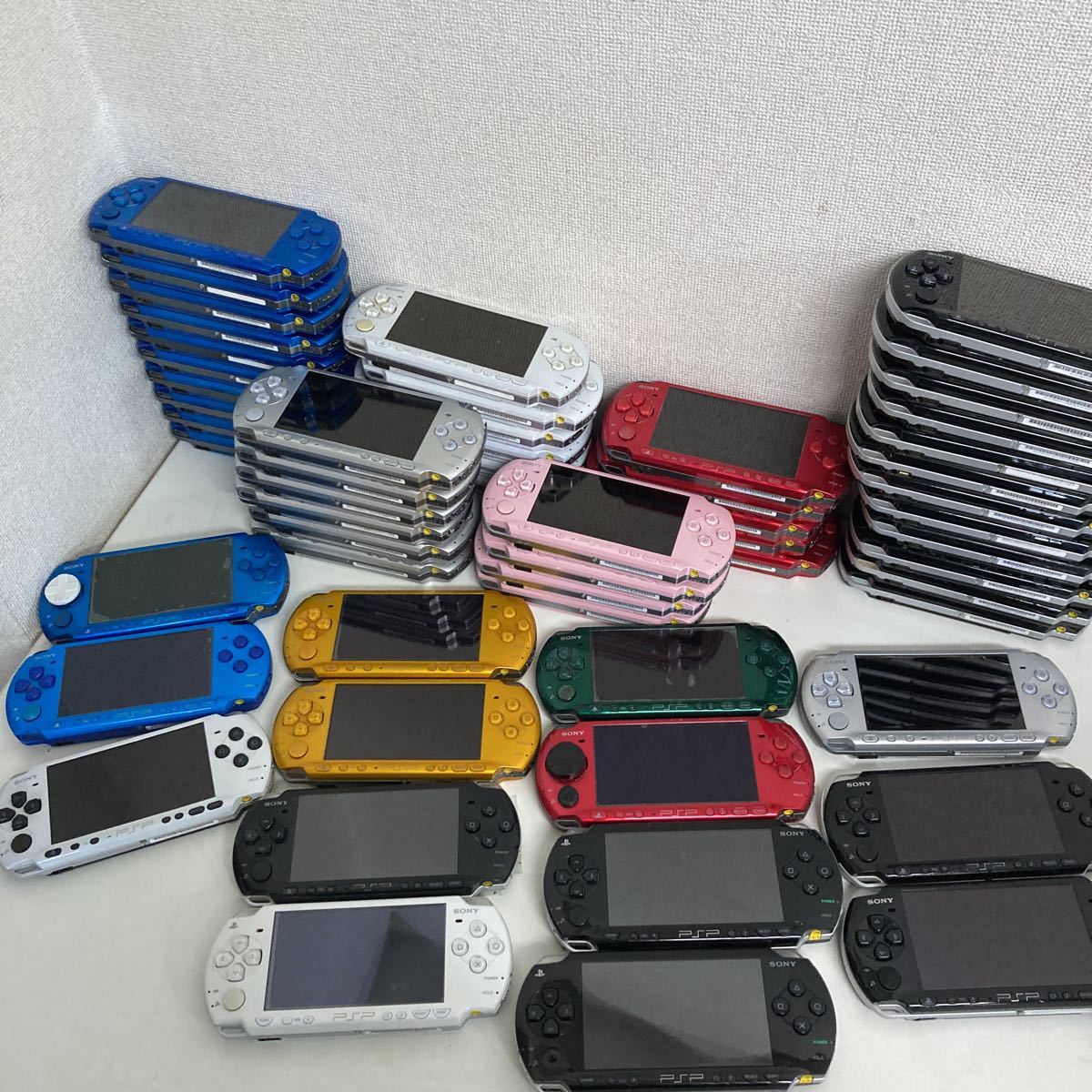 0523 部品取りや修理用に!SONY PSP3000 52台 2000 1台 1000 2台 本体