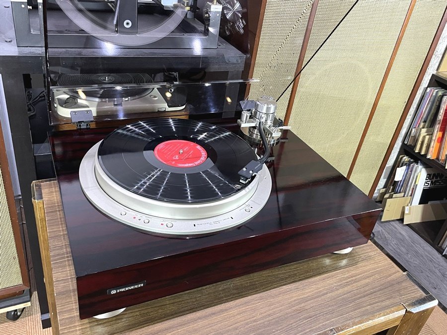 良品 Pioneer PL-70LⅡ レコードプレーヤー S字アーム仕様 ウエイト2種