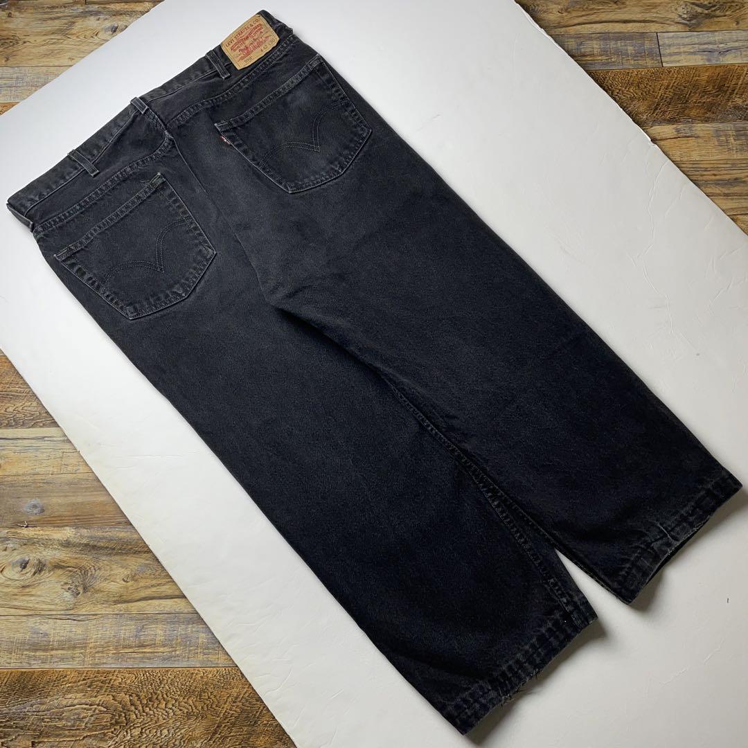 Levi's levis リーバイス 550 w42 ブラックデニム 黒 ジーンズ 極太