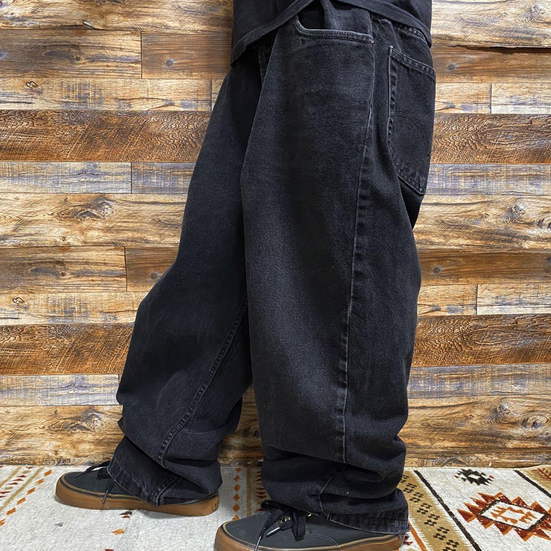 Levi's levis リーバイス 550 w42 ブラックデニム 黒 ジーンズ 極太