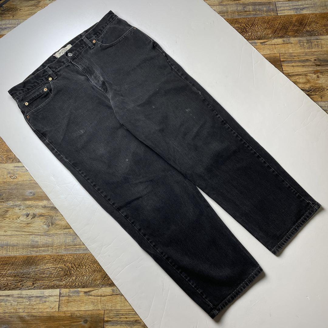 Levi's levis リーバイス 550 w40 ブラックデニム 黒 ジーンズ Levi's levis リーバイス 550 w40 ブラックデニム 黒 ジーンズ