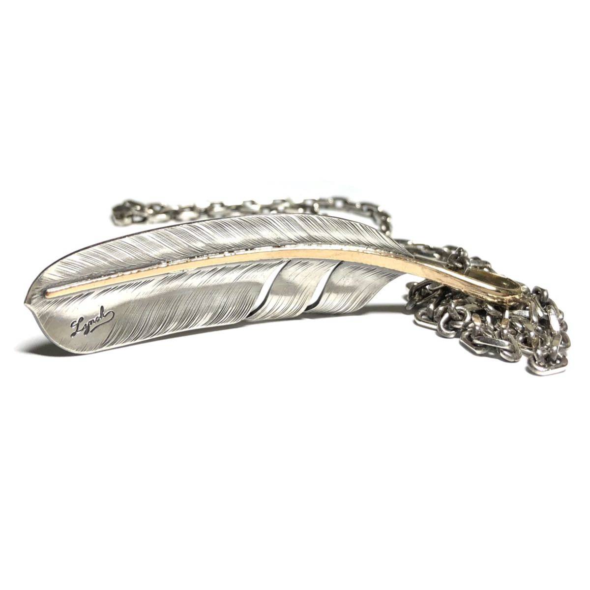 最初期 LYNCH SILVERSMITH フェザー ネックレス リンチ シルバー 最初期 LYNCH SILVERSMITH フェザー ネックレス リンチ シルバー