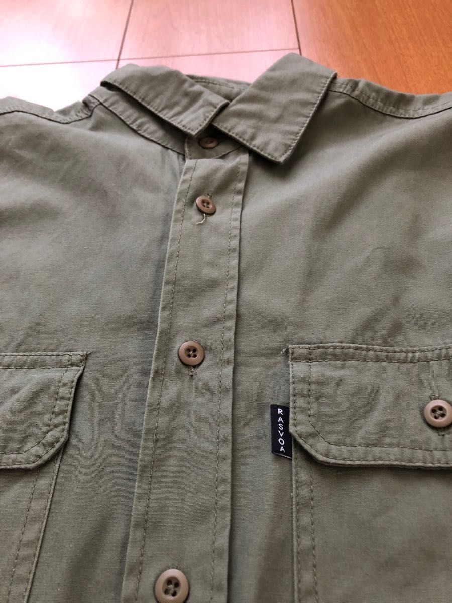 RASVOA カーキロングシャツ|PayPayフリマ