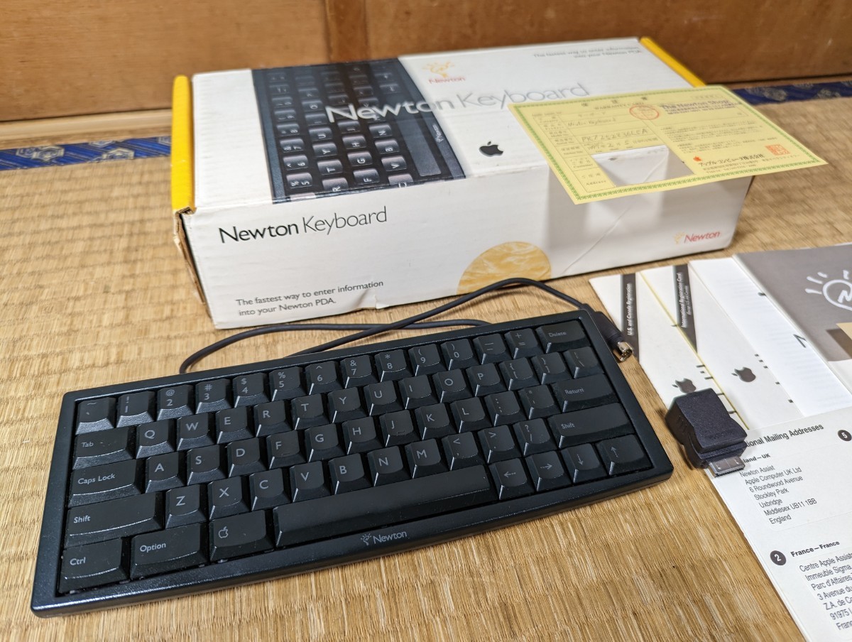 Apple Newton Keyboard ニュートン X0044 中古_画像1