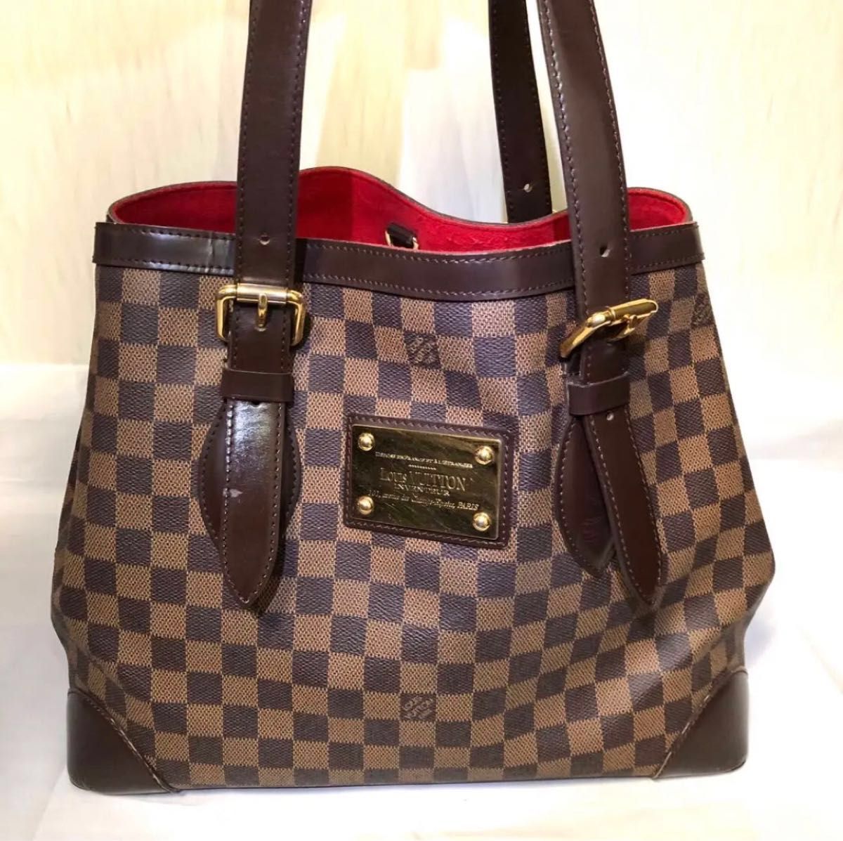 ルイヴィトン LOUIS VUITTON ダミエ ハムステッド MM ハンドバッグ