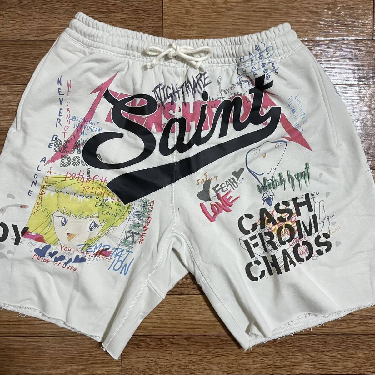 Saint Michael × Takashi Murakami セントマイケル ハーフパンツ