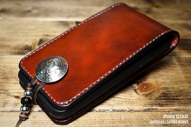 Yahoo!オークション - iPhone13ケース 手縫い サドルレザー Yahoo!オークション - iPhone13ケース 手縫い サドルレザー