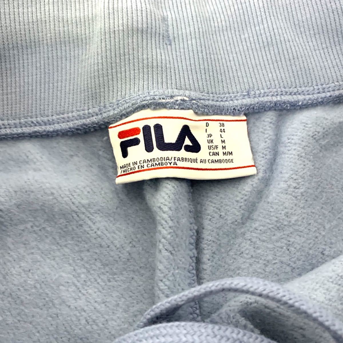 新品■FILA フィラ レディース スウェットパンツ 裏起毛 L ブルー _画像5