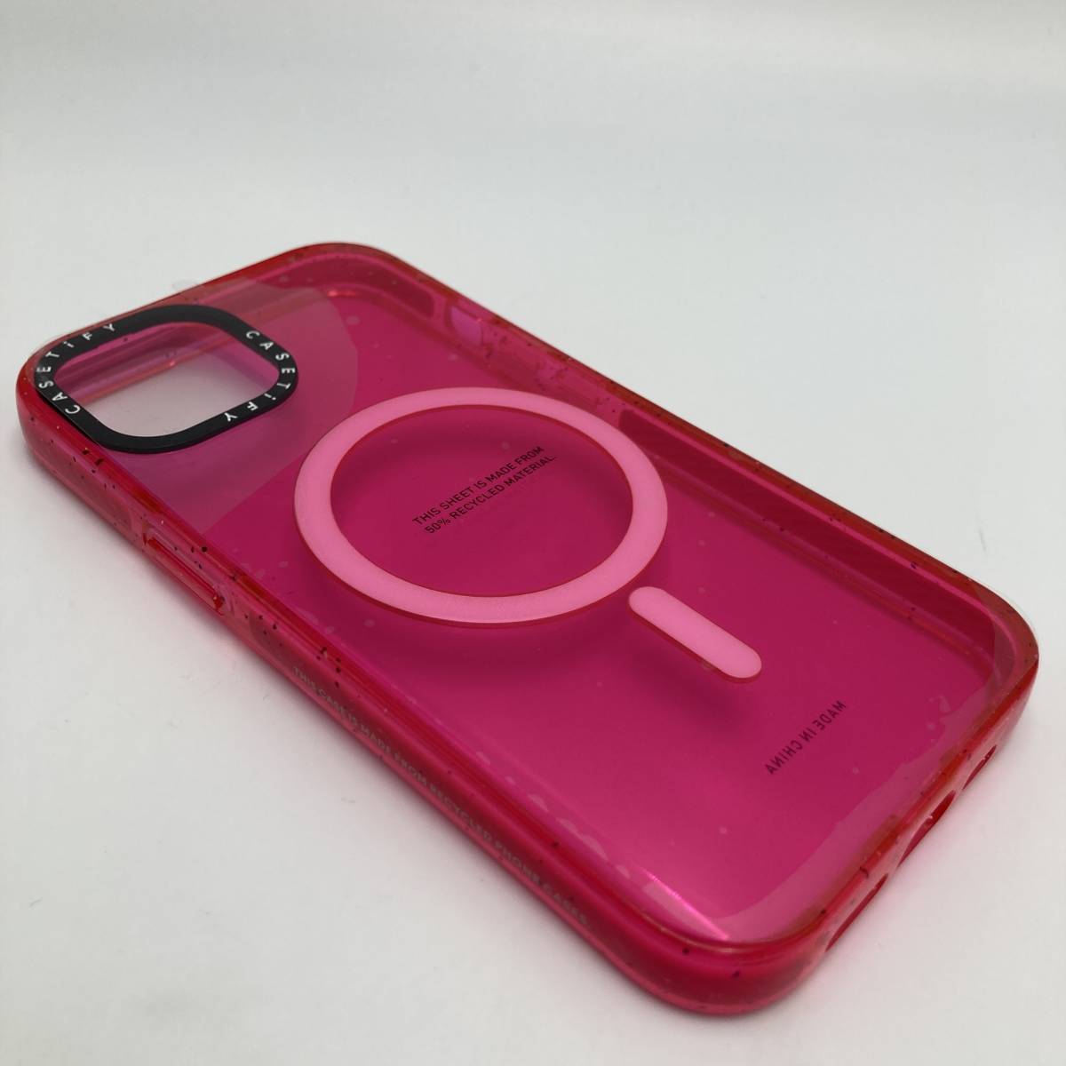 美品】 CASETiFY インパクト iPhone 14 ケース バブルガム 美品】 CASETiFY インパクト iPhone 14 ケース バブルガム
