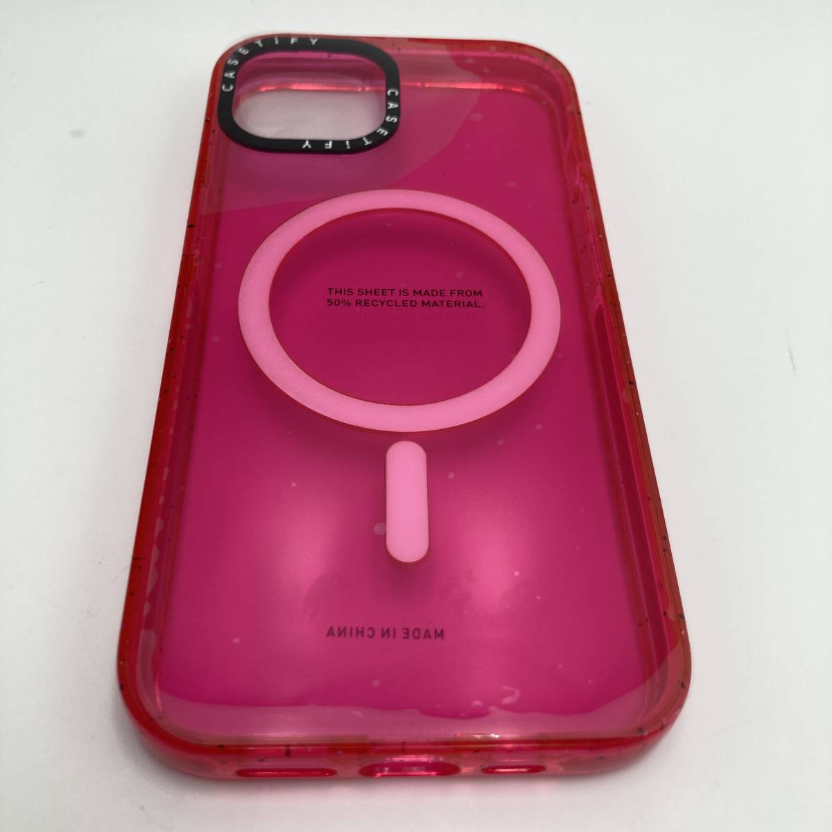 美品】 CASETiFY インパクト iPhone 14 ケース バブルガム 美品】 CASETiFY インパクト iPhone 14 ケース バブルガム