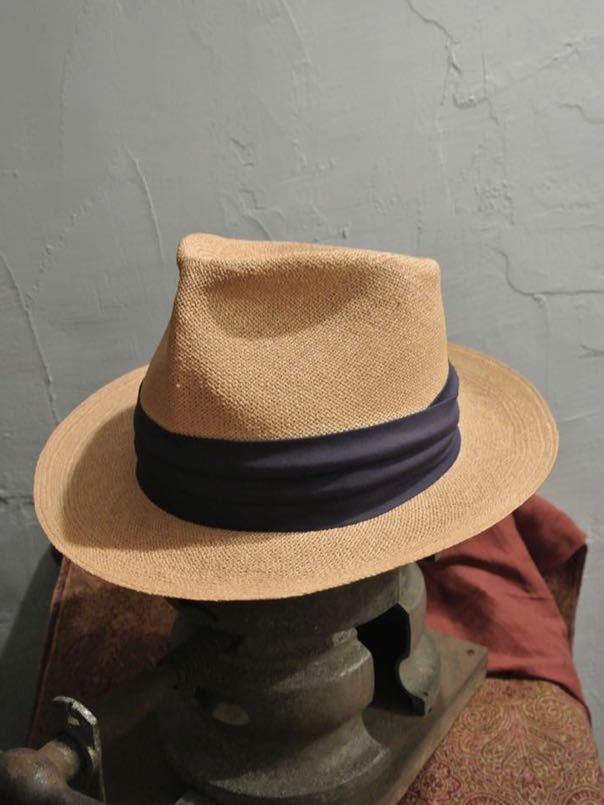 Vintage stetson premier Panama hat 56cm-