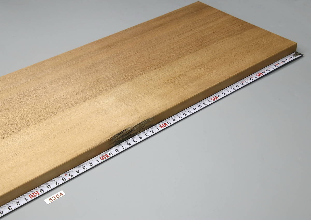 5354・アガチス柾目材板・1698㎜×249㎜×16㎜＝1枚・◆プレーナー削り後に手鉋仕上げです。_画像6