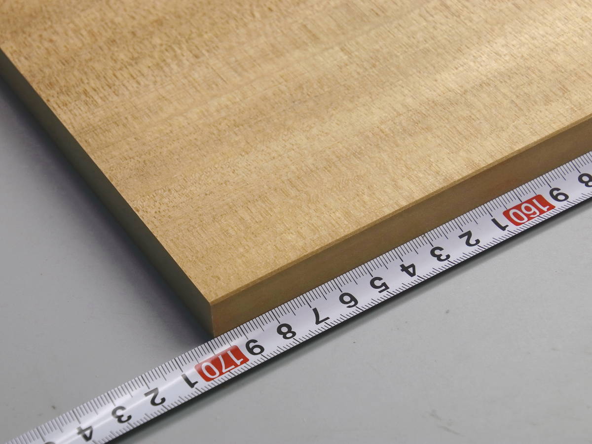5354・アガチス柾目材板・1698㎜×249㎜×16㎜＝1枚・◆プレーナー削り後に手鉋仕上げです。_画像8