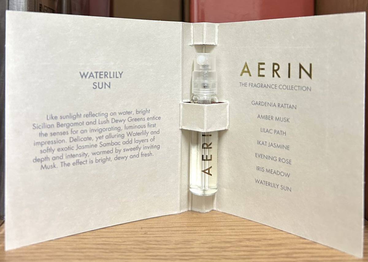 《送料無料》エアリン ウォーターリリー サン オーデパフューム 2ml サンプル ※未使用※ #AERIN EDP #睡蓮 #ベルガモット #ジャスミン_画像2