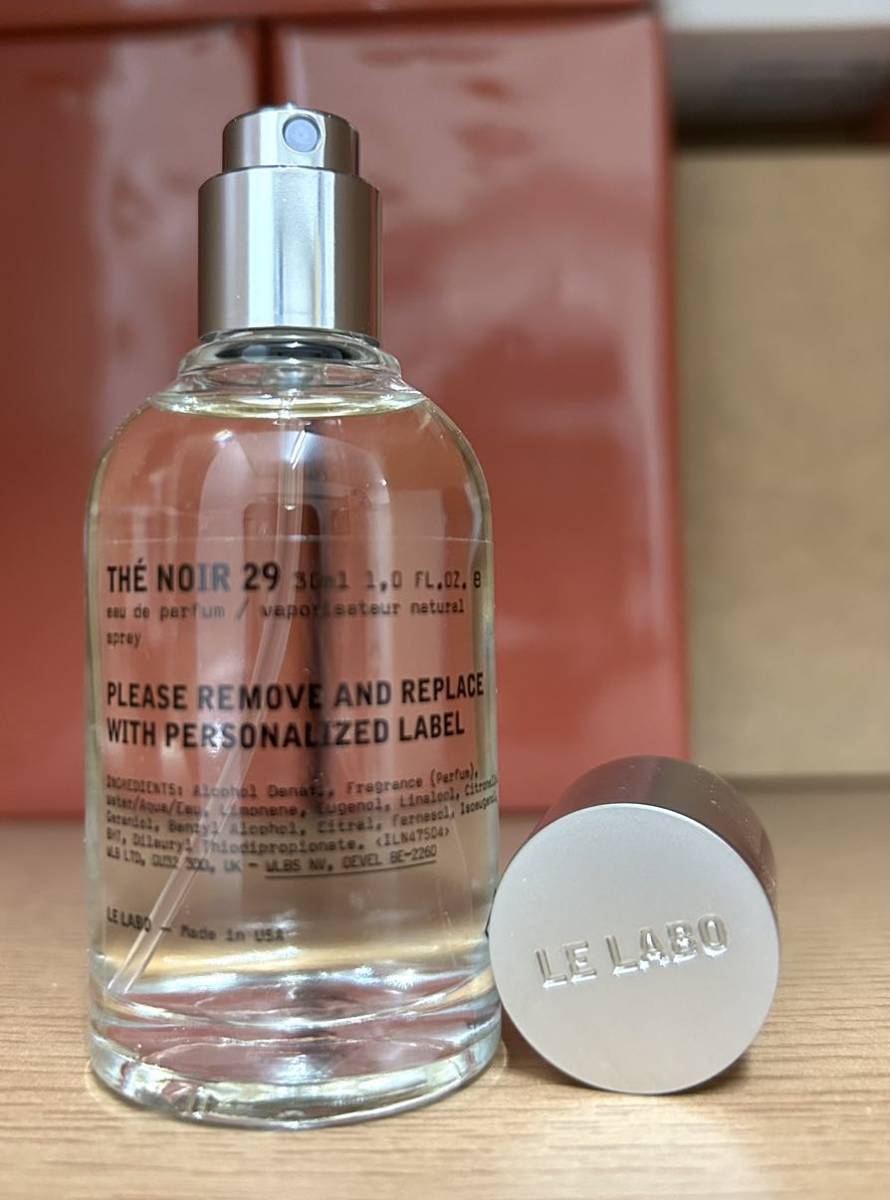 送料無料》ルラボ テ ノワール 29 オードパルファム 30ml 未使用 送料無料》ルラボ テ ノワール 29 オードパルファム 30ml 未使用