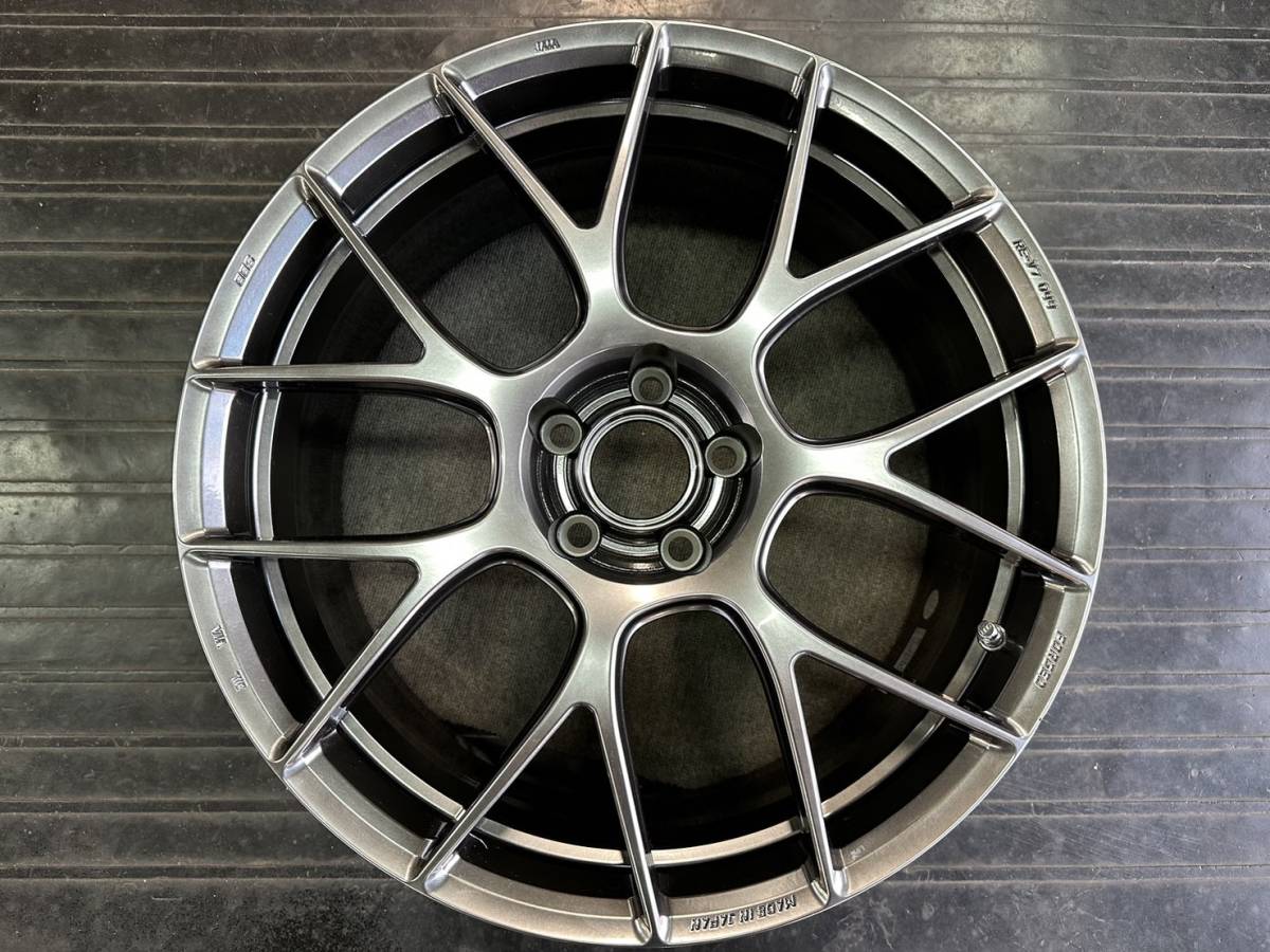 北海道発　BBS　RE-V7　044　8.5-19　5穴　PCD112　インセット+35　バラシ品　1本　ダイアモンドブラック　アウディ メルセデスベンツ_画像2