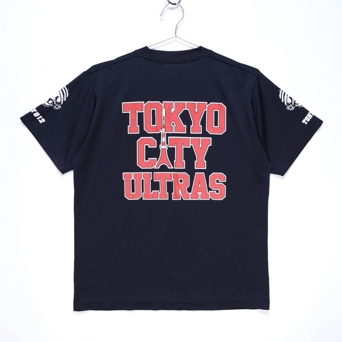 TOKYO12/TOKYO CITY ULTRASドライTシャツ/GAS/ネイビー/Lサイズ TOKYO12/TOKYO CITY ULTRASドライTシャツ/GAS/ネイビー/Lサイズ