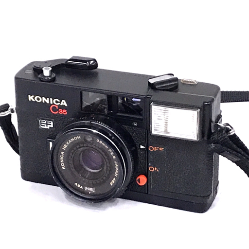 1円 OLYMPUS OZ10 KONICA C35 コンパクトフィルムカメラ 2点 セット A7528の画像2