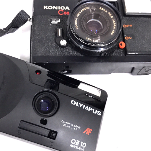 1円 OLYMPUS OZ10 KONICA C35 コンパクトフィルムカメラ 2点 セット A7528の画像5