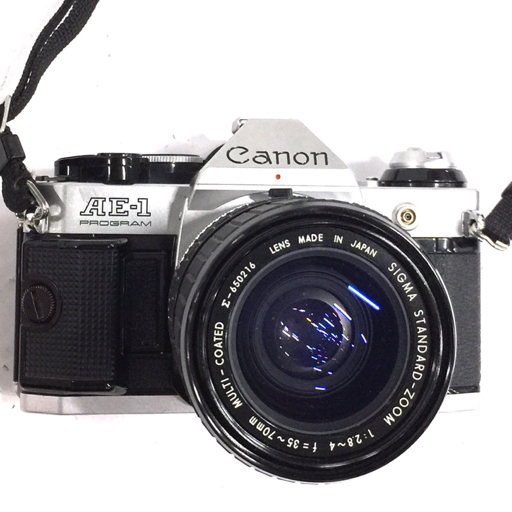 CANON AE-1 PROGRAM SIGMA ZOOM-MASTER 2.8-4 一眼レフカメラ フィルム