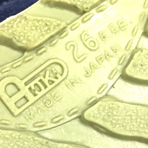 1円 アオキ サイズ 26cm SK112N 安全靴 作業靴 マジックテープ式 セーフティシューズ メンズ ブルー系 保存箱付きの画像7