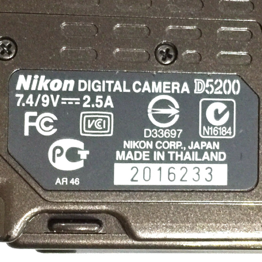 1円 Nikon D5200 AF-S NIKKOR 18-55mm 1:3.5-5.6 G デジタル一眼レフ カメラ レンズ L192223の画像4