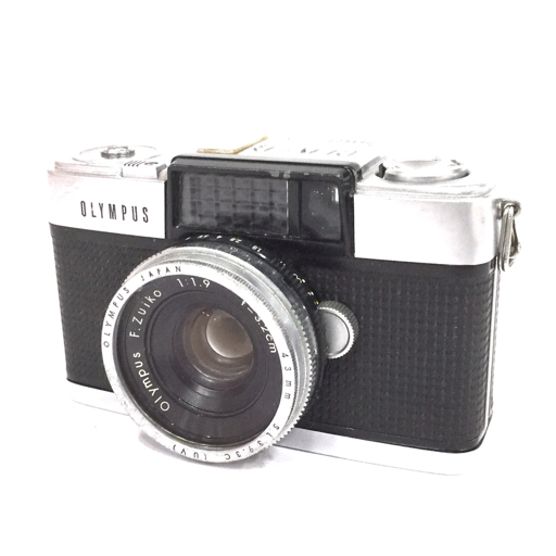 OLYMPUS PEN-D 1:1.9 32mm コンパクトフィルムカメラ マニュアルフォーカス A7604の画像1