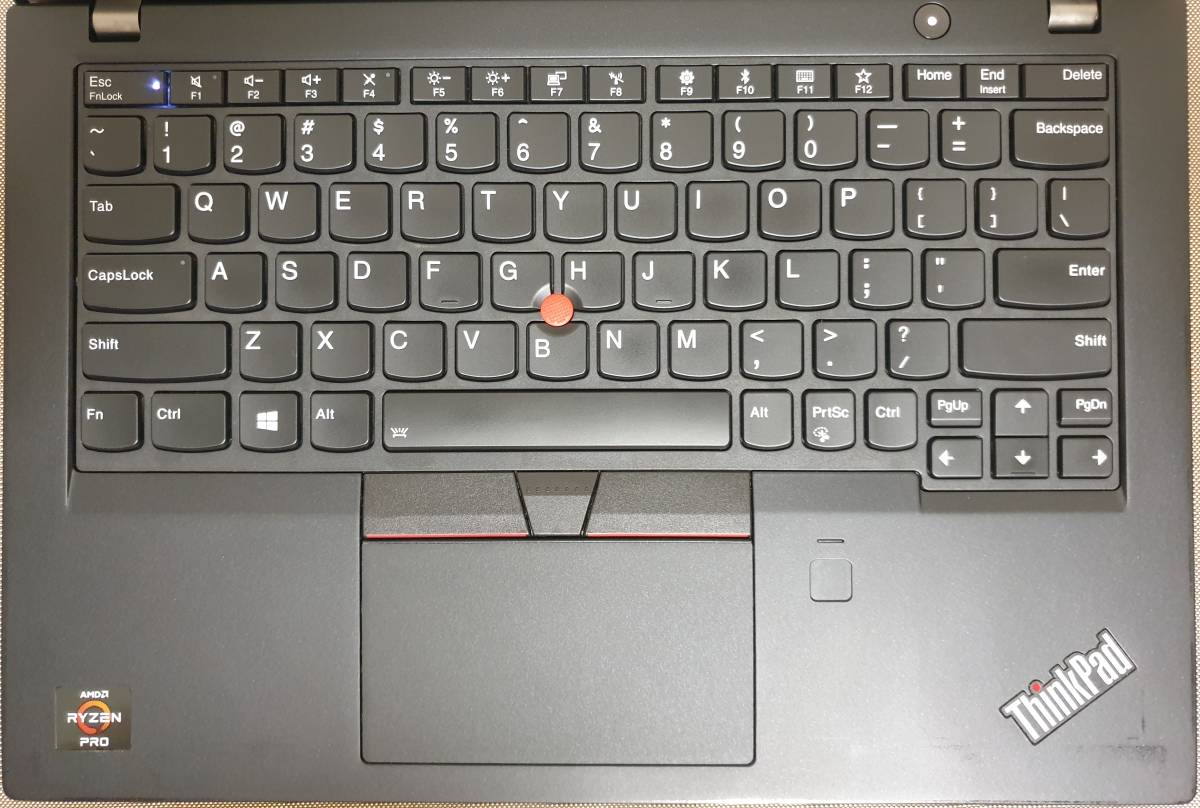 Lenovo ThinkPad A285 Ryzen7 Pro 2700U 16GBメモリ NVMe 1TB SSD