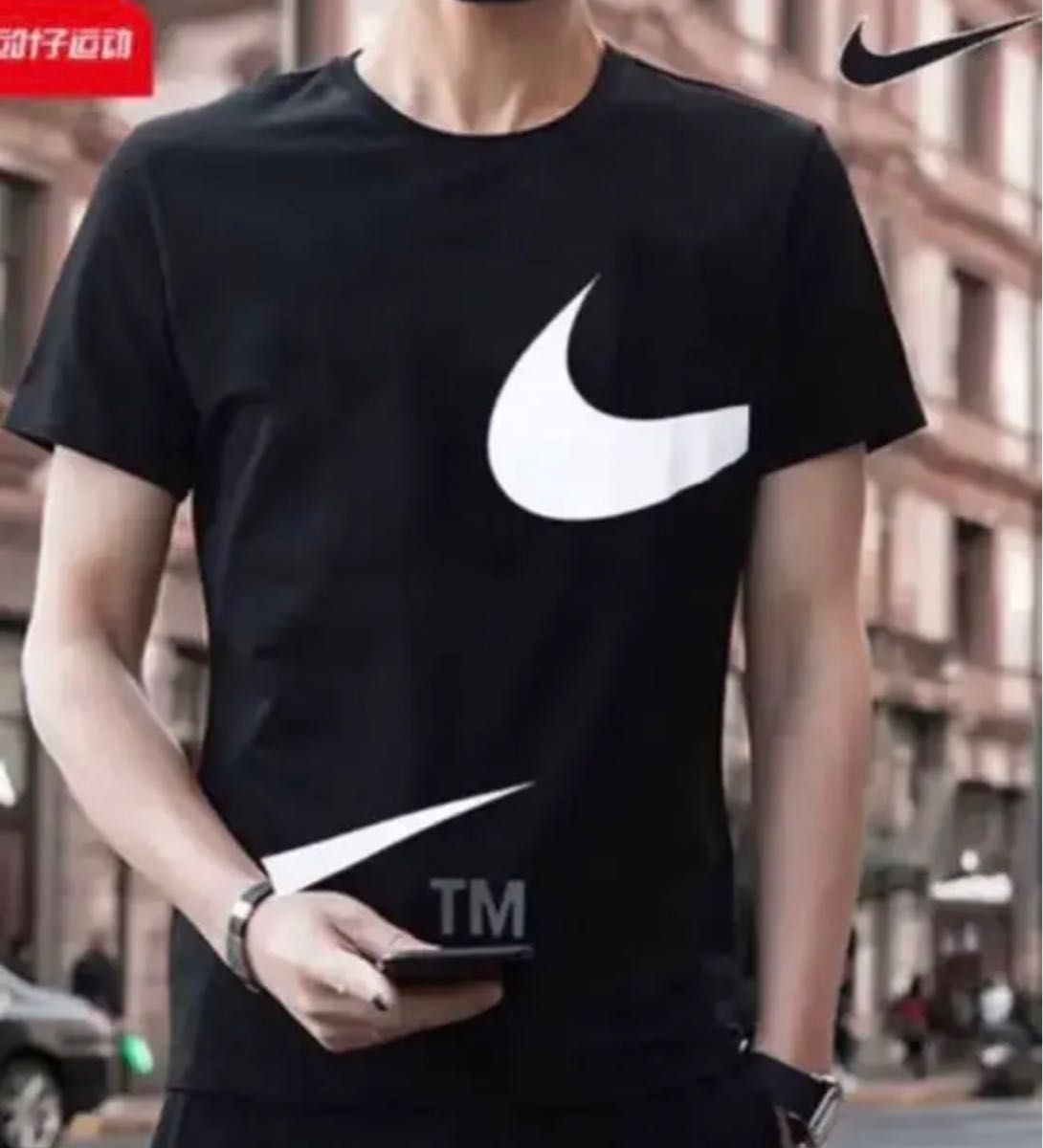 【新品未使用】ナイキ SWOOSH Tシャツ ハーフパンツ 上下セット Lサイズ タグ付 正規品