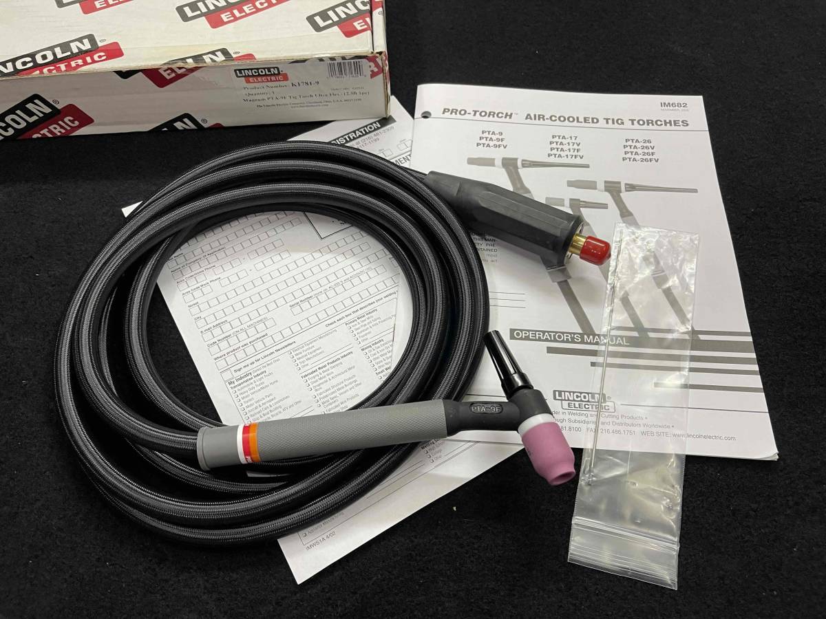 LINCOLN ELECTRIC社製 TIGトーチ 未使用品１個 Ultra-Flex PTA-9F TIG