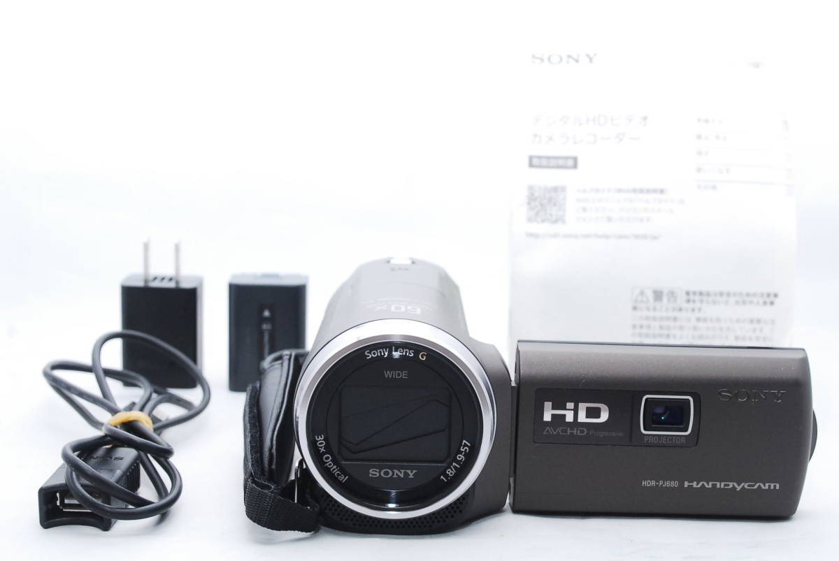 Yahoo!オークション - ☆新品級☆ SONY ソニー ビデオカメラ Handyca...