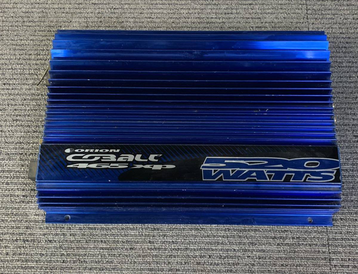 ●当時物 ORION COBALT465 XP パワーアンプ 520WATTS オライオン●_画像1