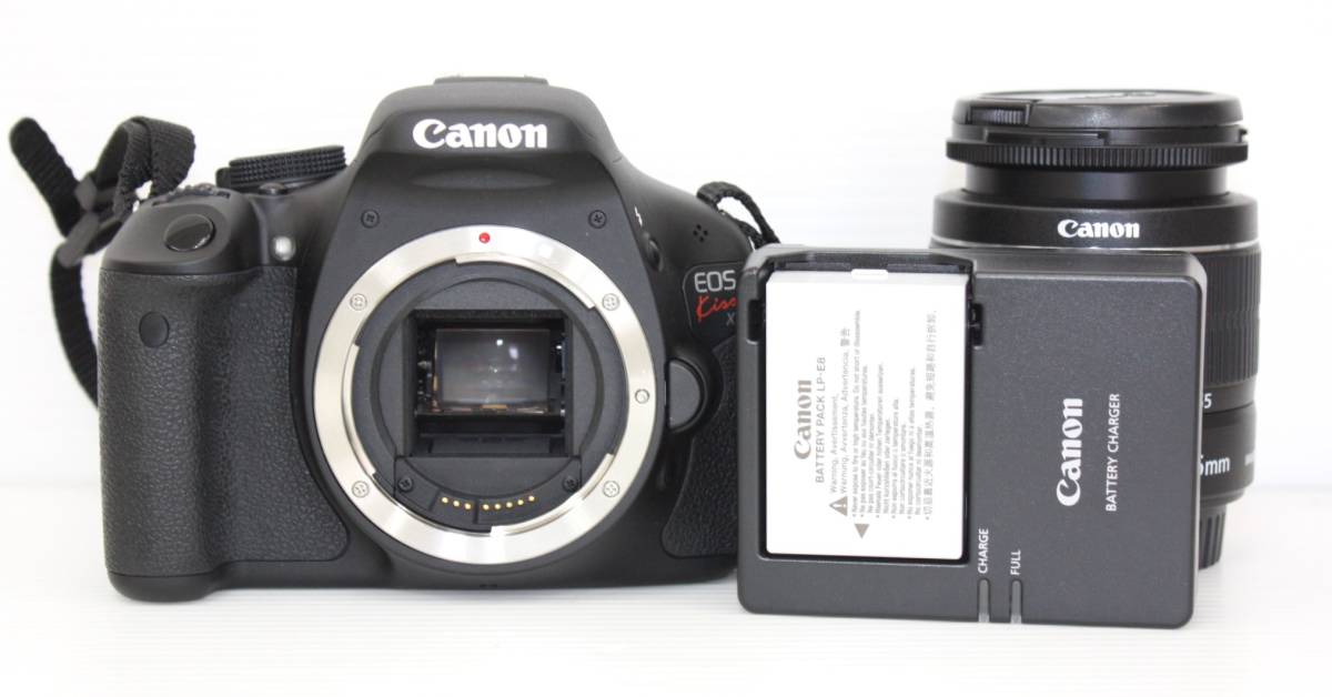 31 中古 CANON EOS Kiss X5 ZOOM LENS EF-S 18-55mm 1:3.5-5.6 IS Ⅱ