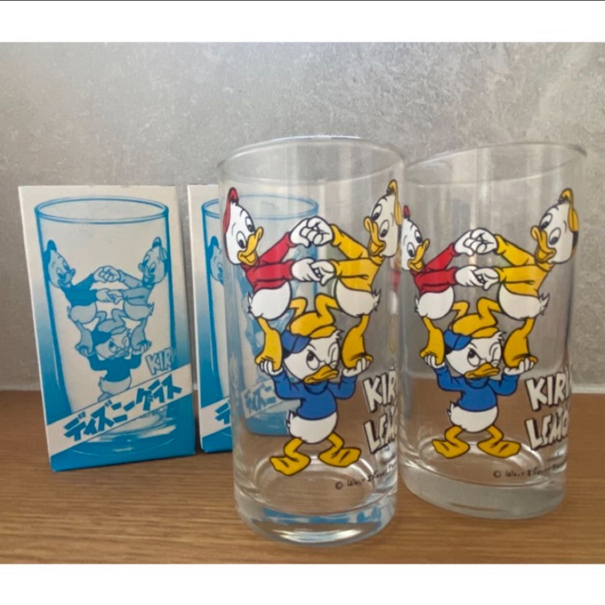 昭和レトロ ディズニー　セット　グラス　レア　vintage