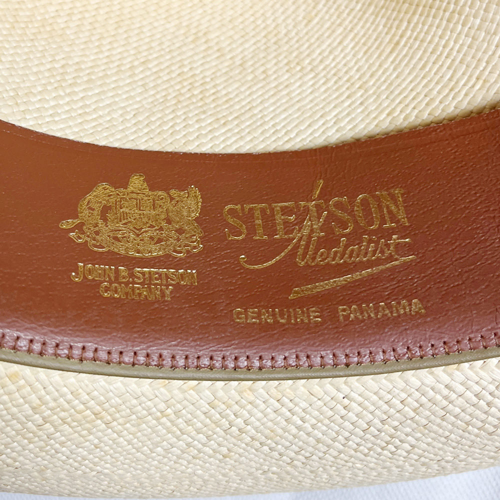 デッド! 50s STETSON 58.5CM MEDALIST メダリスト PANAMA パナマ HAT