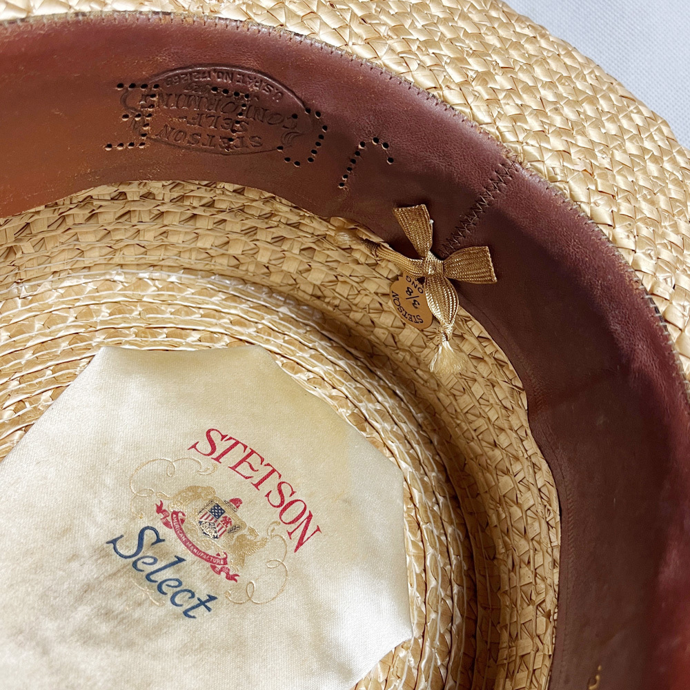 超人気BIG! 40's STETSON 59CM SELECT BOATER セレクト ボーター